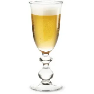 Holmegaard Bierglas 30 cl Charlotte Amalie aus mundgeblasenem Glas, klar