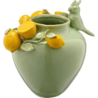 Vase CAPRI (LBH 30x24x26 cm) - gelb - LBH 30x24x26 cm