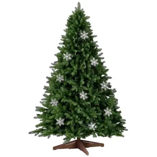 Juskys Künstlicher Weihnachtsbaum Norvi Grün 220 cm