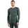 Base Layer Langarmshirt Grau/Grün XXL