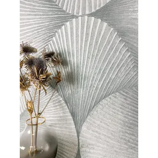 Newroom Vliestapete Lorrie Silver Tapete Mustertapete Muster,Struktur,Glanz, Silber Tapete Glamour Muster - Mustertapete Retromuster Metallic Modern 3D Optik Struktur Glanz für Wohnzimmer Schlafzimmer Küche, Retromuster silberfarben