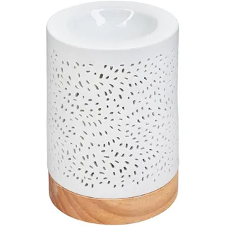 ONVAYA® Duftlampe Jan | Elektrisch | Farbe: Creme weiß | Aroma Diffuser | Aromalampe | Duftstövchen | Modernes Duftlicht (Jan)