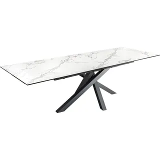 Riess-Ambiente MARVELOUS 180-220-260 cm weiß-grau Marmor