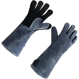 Grillhandschuhe Mit Den Leder Feuerfeste Bbq Handschuhe Mit