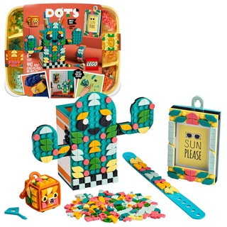 LEGO 41937 DOTS Kreativset Sommerspaß Bastelset für Kinder, Set zum Basteln von Armband, Kinderzimmer-Deko oder Taschenanhänger