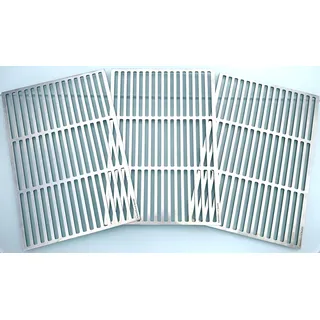 Grillrost Edelstahl V2A 1.4301 Ersatzrost passt für Grills RÖSLE VIDERO G6 + G6-S Vario + PRO G6-S Vario + ALLFLAME Hero 6