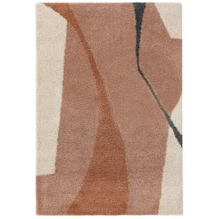 Hochflor-Teppich Louise, benuta, rechteckig, Höhe: 21 mm, Kunstfaser, Berber, Ethno-Style, Wohnzimmer bunt 160 cm x 230 cm x 21 mm