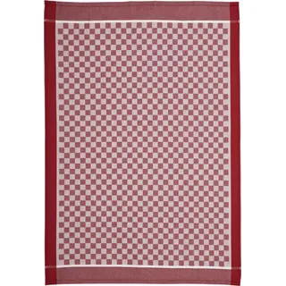 Geschirrtuch SUPERIOR KARO (BL 50x70 cm) - rot - BL 50x70 cm