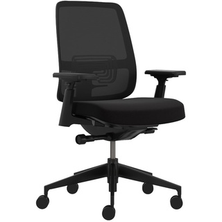 Haworth Drehstuhl Lively, Bürodrehstuhl – ergonomisch, bequemer Bürostuhl schwarz