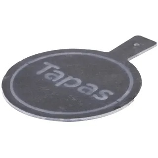 Schieferplatte Tapas Snack Platte Brett zum Servieren Bako Rund