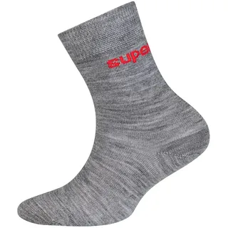 super.natural All Day Socken 2 Paare Grau/Rot 23-26