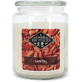 fragrance and style gmbh Santal Duftkerze 510 g grau/weiß