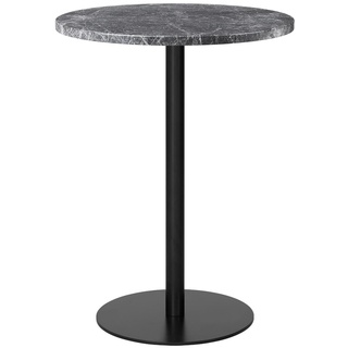 Gubi Table 1.0 Bartisch rund Ø80cm Marmor grau