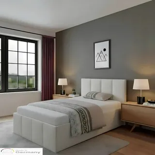 Halmon Schlafkomfort Betten Dalas 140 x 200 cm H2 Beige