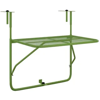 vidaXL Balkontisch 60 x 40 x 65 cm Grün