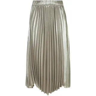 Langer Plissee-Rock BASLER beige, 38