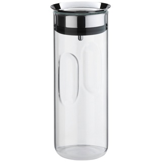 WMF Karaffe 08 Liter MOTION, Glas - Cromargan Edelstahl 18/10 - Silikon - 0,8 Liter