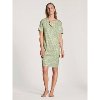 CALIDA Nachthemd Calida Kurzarm Nachthemd 31193 grün (1 Stück, 1-tlg., 1 Stück) grün M=44/46