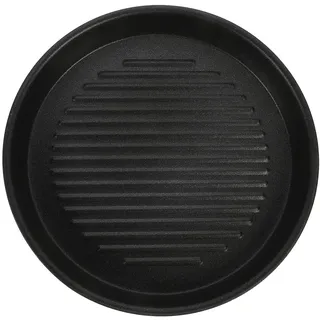 BESTonZON BBQ Grillplatte Antihaft Grillpfanne Aluminium Grillkorb Runde Grillschale Bratpfanne Grillaufsatz Backblech BBQ Grill Pan für Gasgrill Ofen Outdoor Camping Picknick