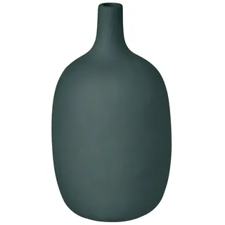 BLOMUS Vase -CEOLA- – Keramikvase für natürliche Wohnräume Rain Forest 21 cm