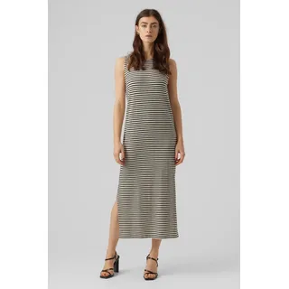 Vero Moda Fiona Kleid - Birch / Stripes Black - L