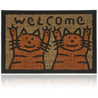 Relaxdays Kokos 60 x 40 cm Orange/Natur