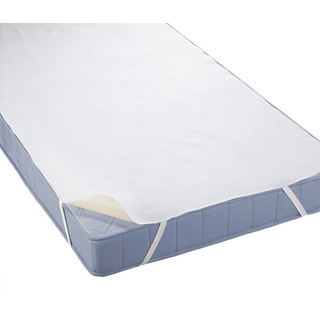 Biberna Molton Sleep & Protect Matratzenauflage, weiß, 90 x 200 cm