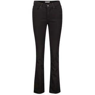 Levi's® 5-Pocket-Jeans Damen Jeans 314 SHAPING STRAIGHT (1-tlg) schwarz 31/30