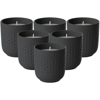 Villeroy & Boch Manufacture Collier Noir Duftkerze 6 St. schwarz