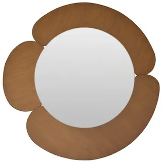 Tikamoon Rundspiegel 110 x 110 cm Beige