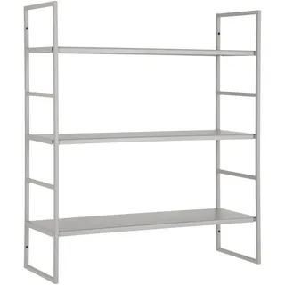 House Nordic Wandregal Beja 48 x 55 x 17 cm Grau