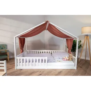 tiSsi tiSsi® Baldachin Musselin für Hausbetten 90x200 cm Mokka, | Gr.: onesize