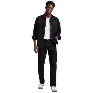 LEE Jeanshemd im Western Style in Schwarz-5XL