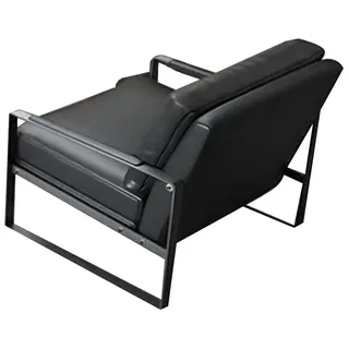 JVmoebel Sessel Modernes Polster Sitzer Design aus hochwertigem Leder Lounge Luxus (1-St., 1x Sessel), Made in Europa schwarz