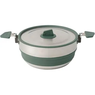 Sea to Summit Detour Stainless Steel Collapsible 3l Topf (Größe 3L, gruen)
