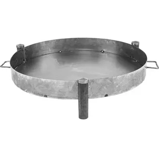 Browin - Massive Feuerschale 80 cm Stahl geschweißt - Robuste Feuerstelle für Garten & Terrasse - Design Lagerfeuer Gartenfeuer wetterfest - 330490