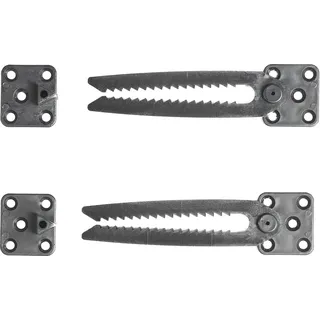 BLOMUS Möbelverbinder Set 2 Edelstahl grau
