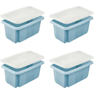 KEEEPER Aufbewahrungsbox Emil 35 x 20,5 x 15 cm 4-tlg. blau