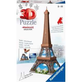 Ravensburger 3D Puzzle - Mini Eiffelturm - 54 Teile - Ab 8 Jahren