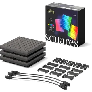 Twinkly Squares Erweiterungsset 3 RGB LED Paneele 16M Farben