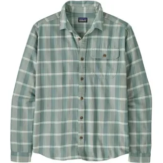 Patagonia - L/S LW Fjord Flannel Shirt - Hemd Gr XL türkis/grau