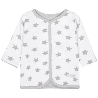 Staccato Unisex Baby Wendejacke - Bio-Baumwolle, Organic Cotton, Baby Erstausstattung - Farbe: Grey Star, Größe: 62