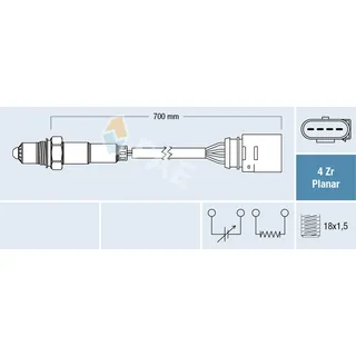 FAE 77141 geeignet für VW Golf IV/Audi TT/Bora/A6 C5/A4 B6/Phaeton