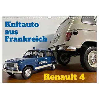 Kultauto aus Frankreich - Renault 4 (Wandkalender 2027 DIN A3 quer), CALVENDO Monatskalender
