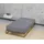 Feinbiber 180 x 200 - 200 x 200 cm silber/grau