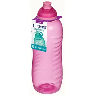 sistema Trinkflasche Sistema 460ml Twist `N` Sip Squeeze Bottle - Misty Purple