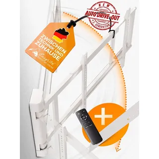 Easy Life EasyLife TV Wandhalterung elektrisch schwenkbar bis 170°, 32–75 Zoll, VESA 200x200–600x400 | Weiß