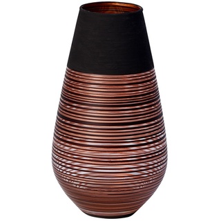 Villeroy & Boch Manufacture Swirl Vase Soliflor groß schwarz,braun