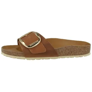 Birkenstock Madrid Big Buckle Nubukleder cognac 39