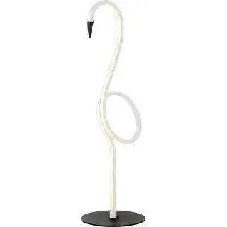 Elstead Lighting, Tischlampe, Elstead Flamingo LED Tischleuchte Weiss6W warmweiss FLAMINGO-TL-WHT (420 lm)